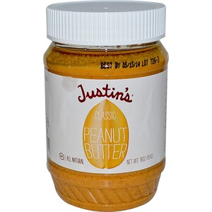 Купить Justin's Nut Butter, Классическое арахисовое масло, 16 унций (454 г)  на IHerb