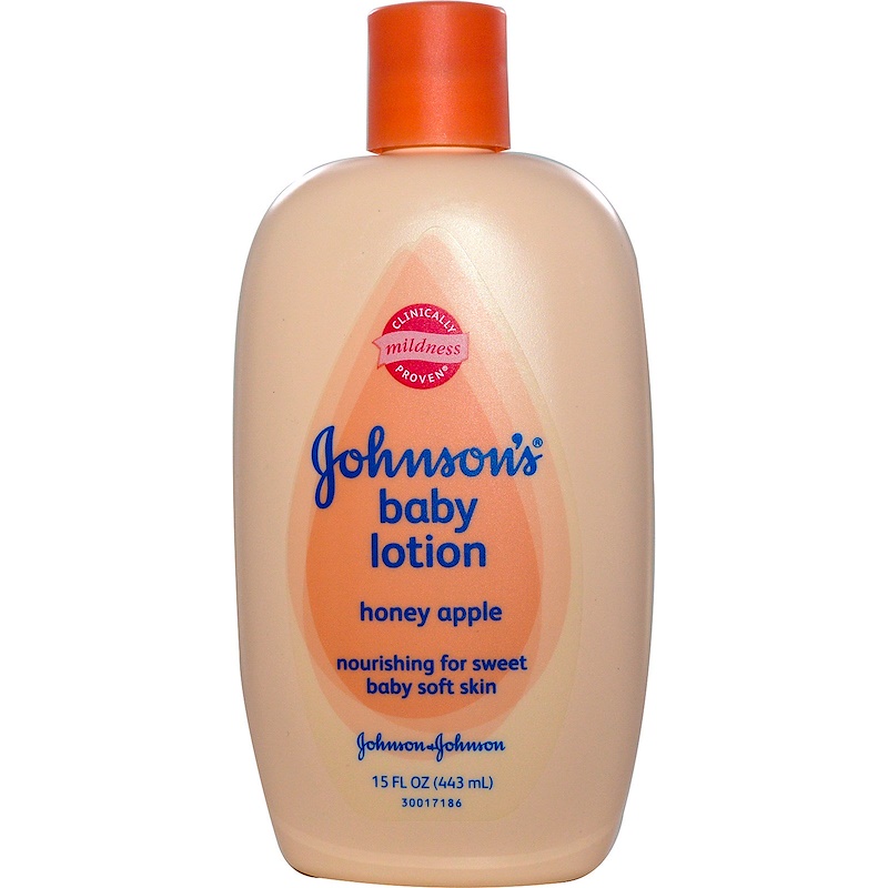 Johnson & Johnson, Baby Lotion, Honey Apple, 15 fl oz (443 ml) - iHerb