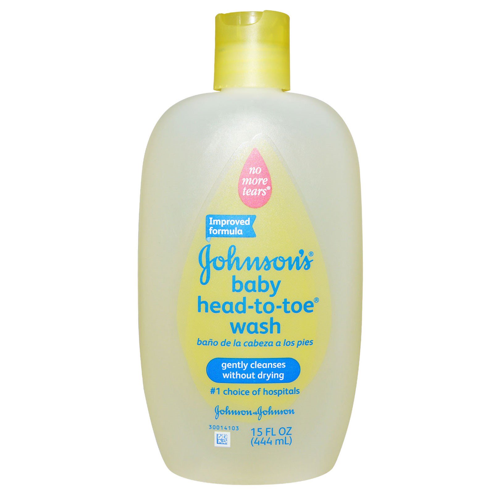 johnson's head to toe wash and shampoo 16.9 oz