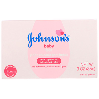 Johnson & Johnson Детское мыло, 3 унции (85 г)