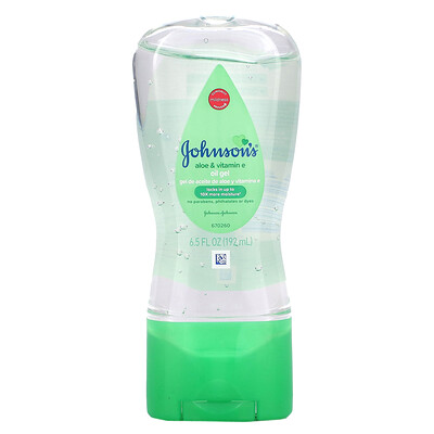 

Johnson's Baby, Oil Gel, Aloe & Vitamin E, 6.5 fl oz (192 ml)