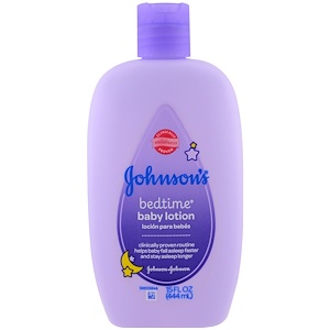 Johnson's Baby, Детские лосьон для использования перед сном, 15 жидких унций (444 мл)