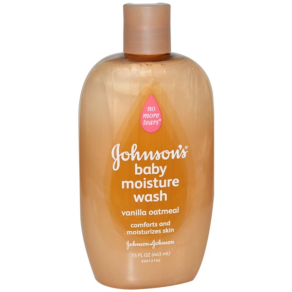 Johnson's Baby, Baby Moisture Wash, Vanilla Oatmeal, 15 fl oz (443 ml