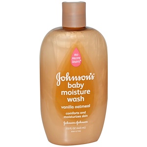 Отзывы о Джонсонс Бэйби, Baby Moisture Wash, Vanilla Oatmeal, 15 fl oz (443 ml)