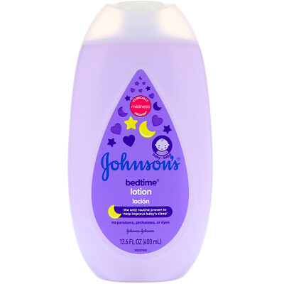 Johnson & Johnson Bedtime, Lotion 13.6 fl oz (400 ml)