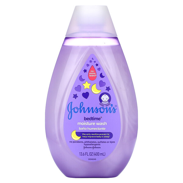 Johnson & Johnson‏, Bedtime Moisture Wash, 13.6 fl oz (400 ml)