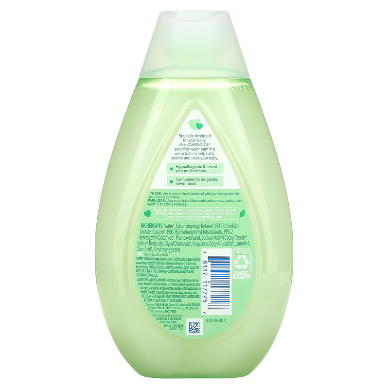 Johnson's Baby, Baby, Soothing Vapor Bath, 13.6 fl oz (400 ml) iHerb