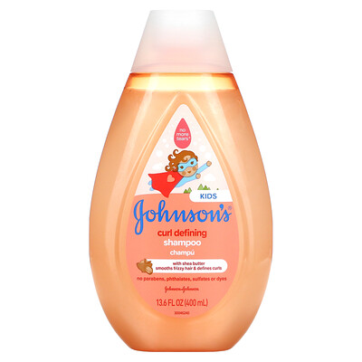 Johnson's Baby Kids Curl Defining Shampoo 13.6 fl oz (400 ml)