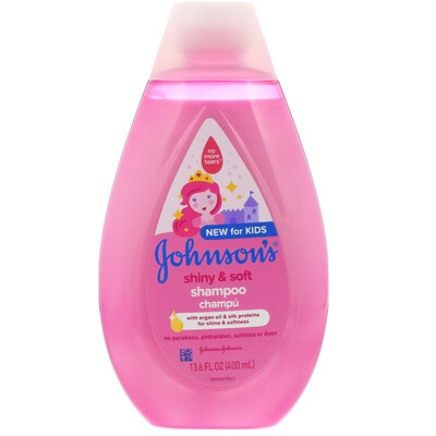 Johnson's Baby для детей, серия «Блеск и мягкость», шампунь, 400 мл (13, 6 жидк. унции)  - Купить