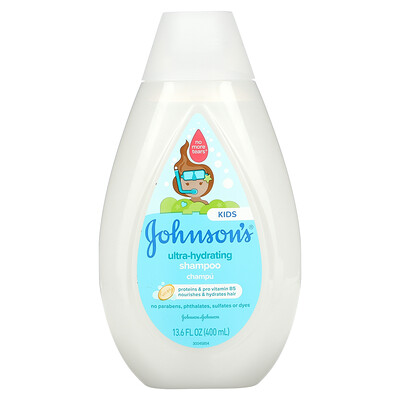 

Johnson's Baby, Kids, Ultra-Hydrating Shampoo, 13.6 fl oz (400 ml)