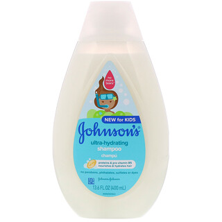 Johnson's Baby, Champú ultrahidratante para niños, 400 ml (13,6 oz. líq.)