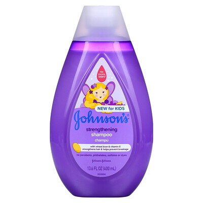 Johnsons Baby Kids, укрепляющий шампунь, 400 мл (13,6 жидк. Унции)