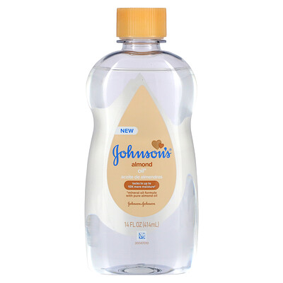 Johnsons Baby Миндальное масло, 14 жидких унций (414 мл)