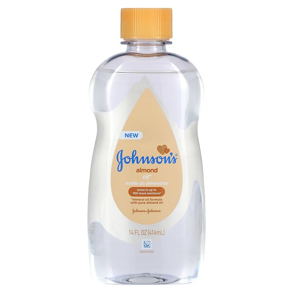 Johnson's Baby, Миндальное масло, 14 жидких унций (414 мл)