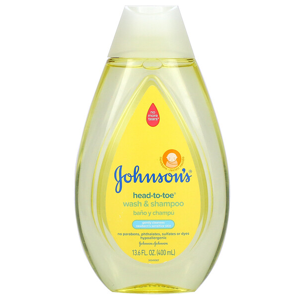 Johnson & Johnson, HeadtoToe, Wash & Shampoo, Newborn, 13.6 fl oz