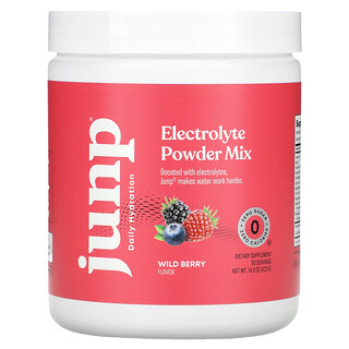 JUNP Hydration, Miscela di elettroliti in polvere, frutti di bosco, 423 g