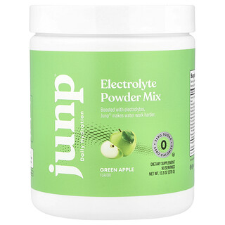JUNP Hydration, Miscela di elettroliti in polvere, mela verde, 378 g