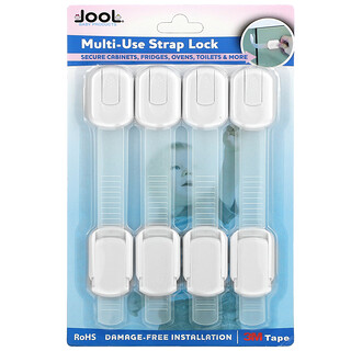 Jool Baby Products, 多用途帶鎖，4 件