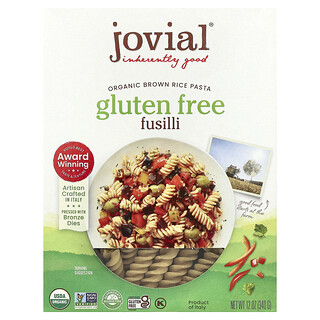 Jovial, 100 % Bio-Vollkornreis-Pasta, Fusilli, 12 oz (340 g)