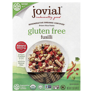 Jovial, Pâtes de riz brun 100 % biologique, Fusilli, 340 g (12 oz)