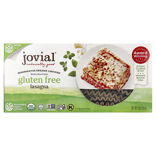 Jovial, Pâtes de riz complet biologique, Lasagne, 255 g