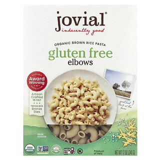 Jovial, Bio-Naturreis-Nudeln, Ellbogen, 340 g (12 oz.)