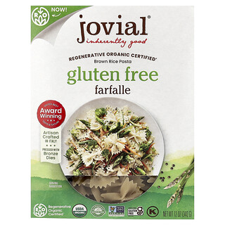 Jovial, Pâtes de riz complet biologique, Farfale, 340 g