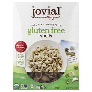 Jovial, Organic Brown Rice Pasta, Bio-Naturreisnudeln, Muscheln, 340 g (12 oz.)