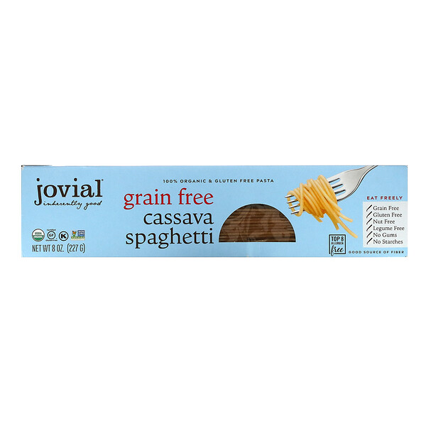 Jovial‏, Organic Grain Free Cassava, Spaghetti, 8 oz (227.6 g)