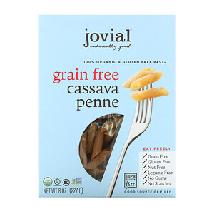 Отзывы о джовиал, Organic Grain Free Cassava Pasta, Penne, 8 oz (227 g)