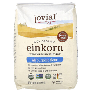 Jovial, Farine tout usage engrain biologique, 4,54 kg