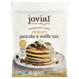 Jovial, Mezcla para preparar panqueques y waffles Einkorn, 454 g (16 oz)
