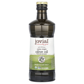 Jovial, 100% органическое оливковое масло холодного отжима, 500 мл (16,9 жидк. унц.)
