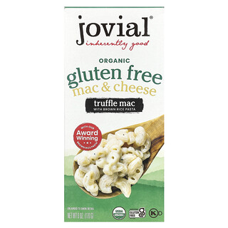 Jovial, Organic Gluten Free, Mac & Cheese, Truffle Mac, 6 oz (170 g)