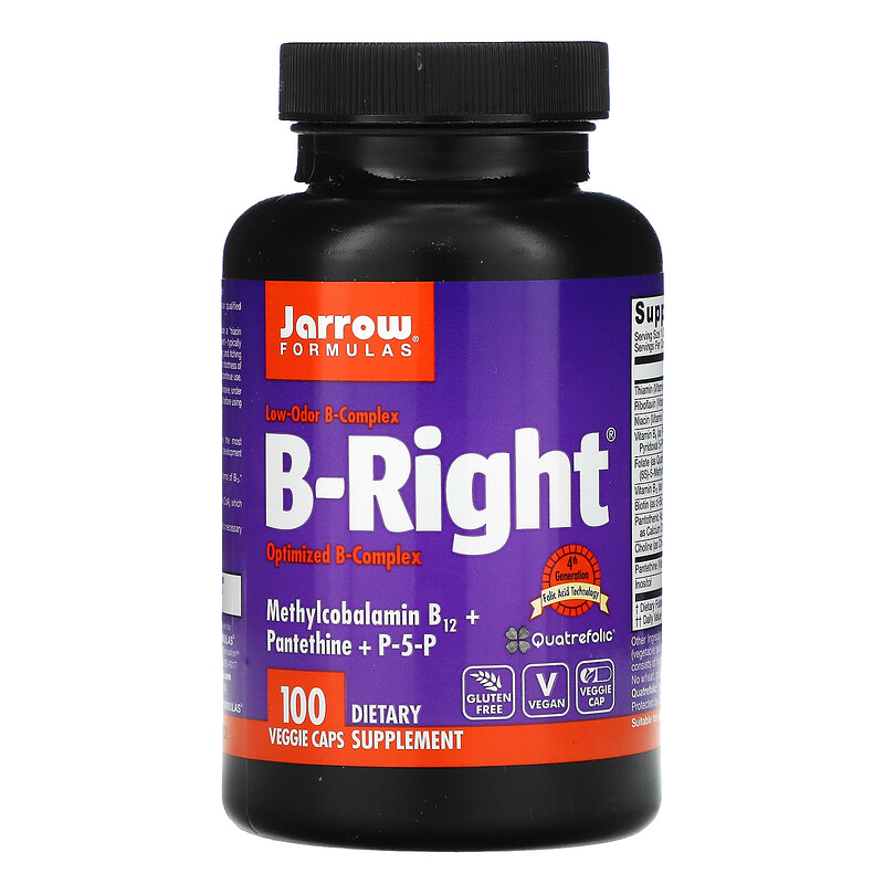 Jarrow Formulas, B-Right, 100 Veggie Caps - IHerb