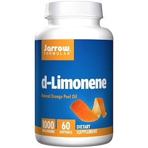 Купить Jarrow Formulas, D-лимонен, 1000 мг, 60 капсул  на IHerb