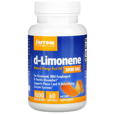 Jarrow Formulas d-Limonene, 1,000 mg, 60 Softgels