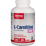 Jarrow Formulas, L-карнитин 500, 500 мг, 180 капсул отзывы