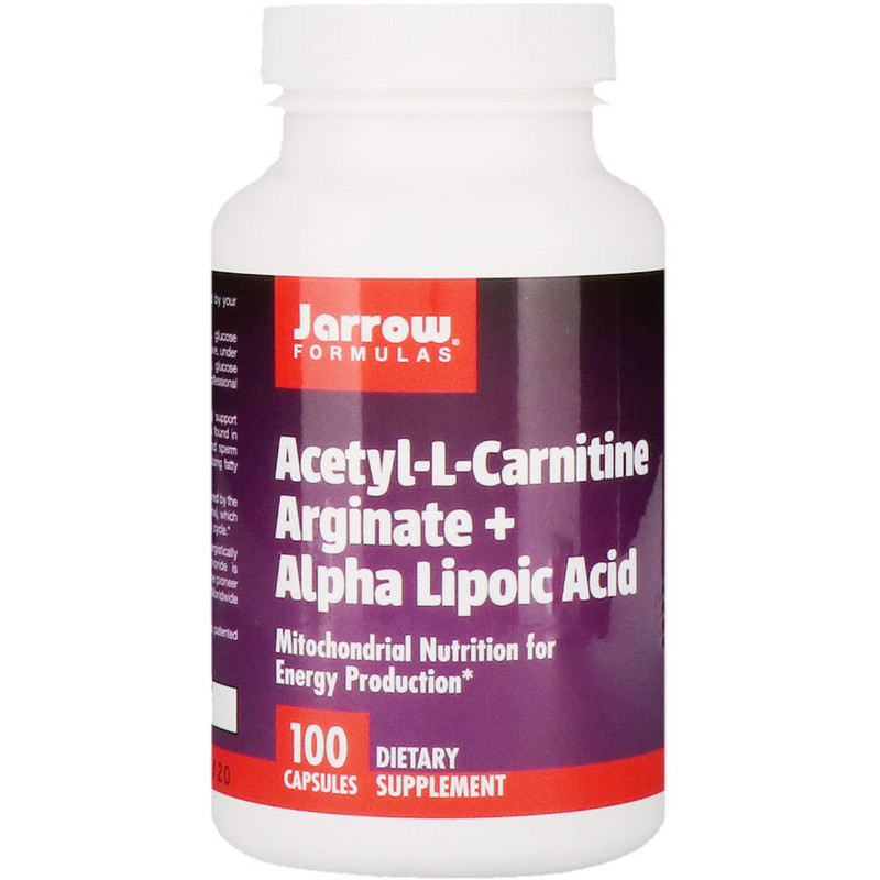 Jarrow Formulas, Acetyl LCarnitine Arginate + Alpha Lipoic Acid, 100