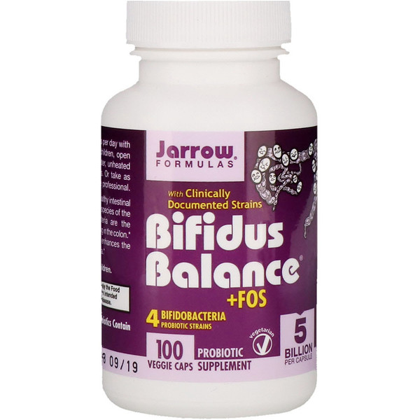 Jarrow Formulas, Bifidus Balance +FOS, 100 vegetarische Kapseln (Ice)