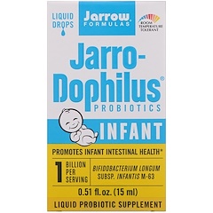 Jarrow Formulas, Jarro-Dophilus Probiotics, Liquid Drops, Infant, 0.51 fl oz. (15 ml)