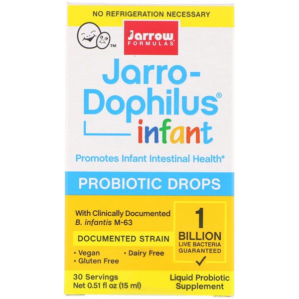 Jarrow Formulas, Jarro-Dophilus Infant, Probiotic Drops, 0.51 fl oz. (15 ml)