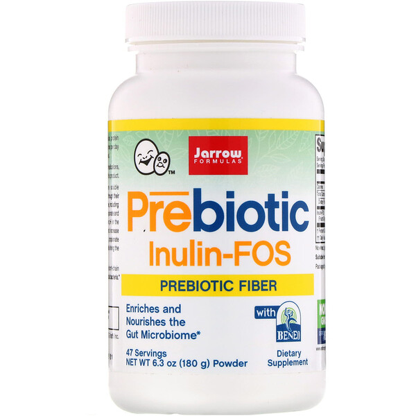 Prebiotic Inulin FOS Powder, 6.3 oz (180 g)