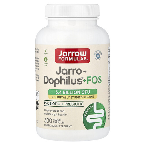 Jarrow Formulas, Jarro-Dophilus® + FOS, 300 pflanzliche Kapseln