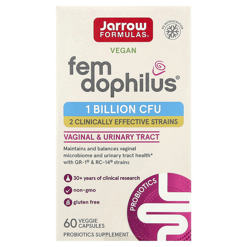 Jarrow Formulas, Fem Dophilus®, 1 Milliarde KBE, 60 pflanzliche Kapseln