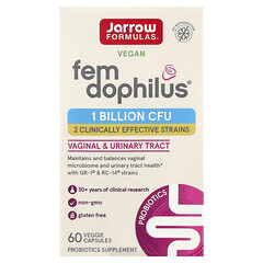 Fem Dophilus, пробіотики для жінок, 1 млрд КУО, 60 веганських капсул