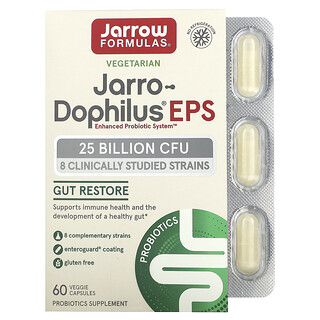 Jarrow Formulas, Jarro-Dophilus® EPS，250 亿 CFU，60 粒素食胶囊