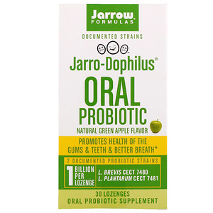 Отзывы о джэрроу формулас, Jarro-Dophilus Oral Probiotic, 1 Billion, Natural Green Apple Flavor, 30 Lozenges