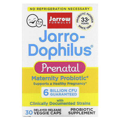 

Jarrow Formulas Jarro-Dophilus для беременных 6 миллиардов 30 растительных капсул