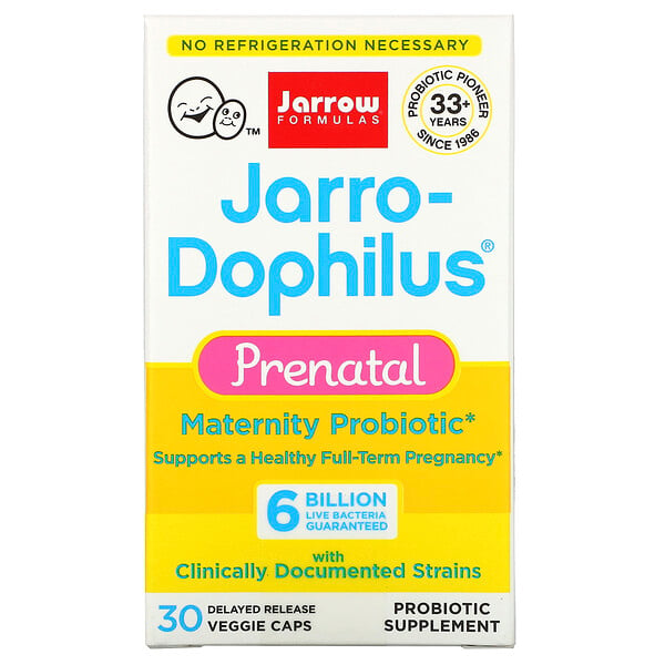 Jarro-Dophilus, Prenatal, 6 Billion, 30 Veggie Caps
